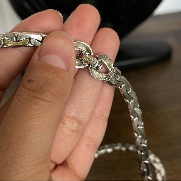 Vendome silver link chain necklace - Picture 4 of 5